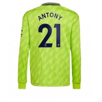 Fotbalové Dres Manchester United Antony #21 Alternativní 2022-23 Dlouhý Rukáv